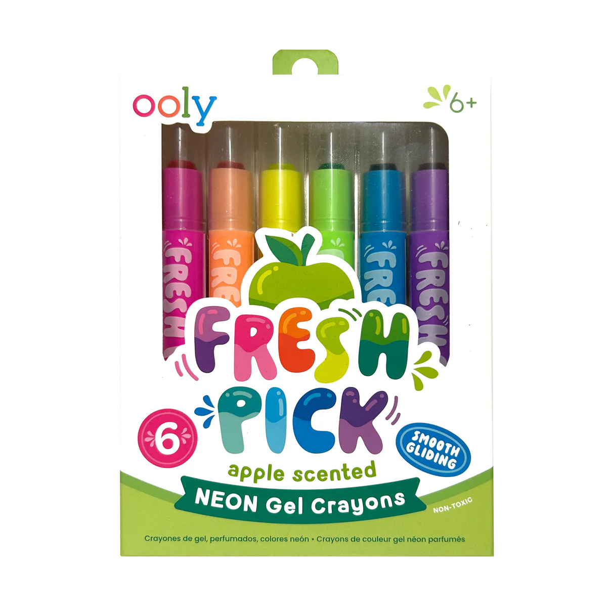Fresh Pick Apple Scented Gel Crayons - Set of 6 – Avid & Co.