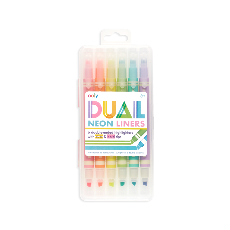 Dual Neon Liners Highlighters - Set of 6 – Avid & Co.