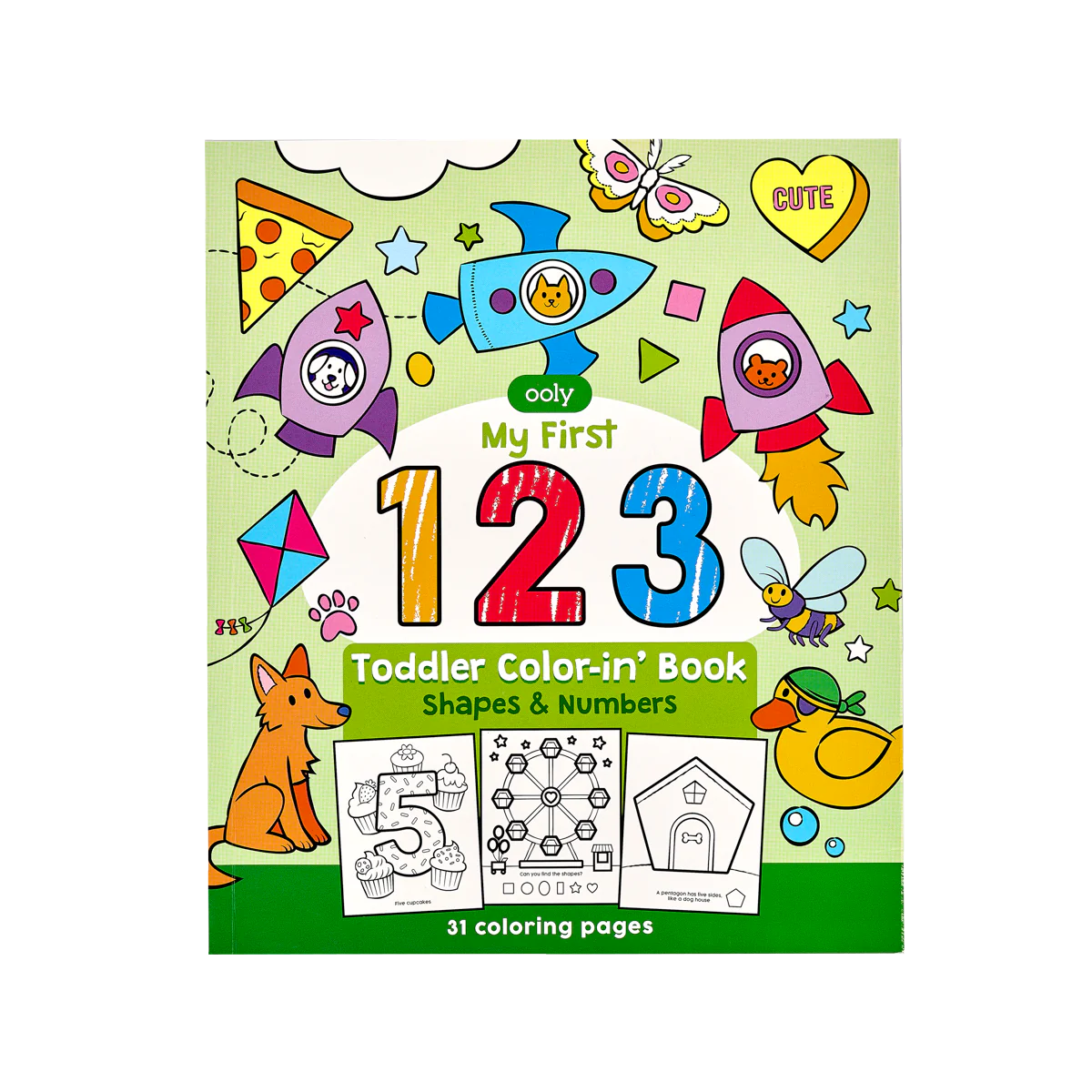My First 123 - Toddler Color-In' Book