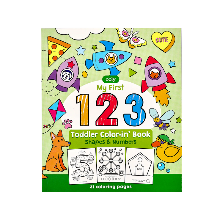 My First 123 - Toddler Color-In' Book