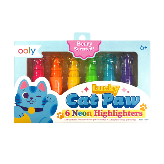 Lucky Cat Paw - Neon Highlighters