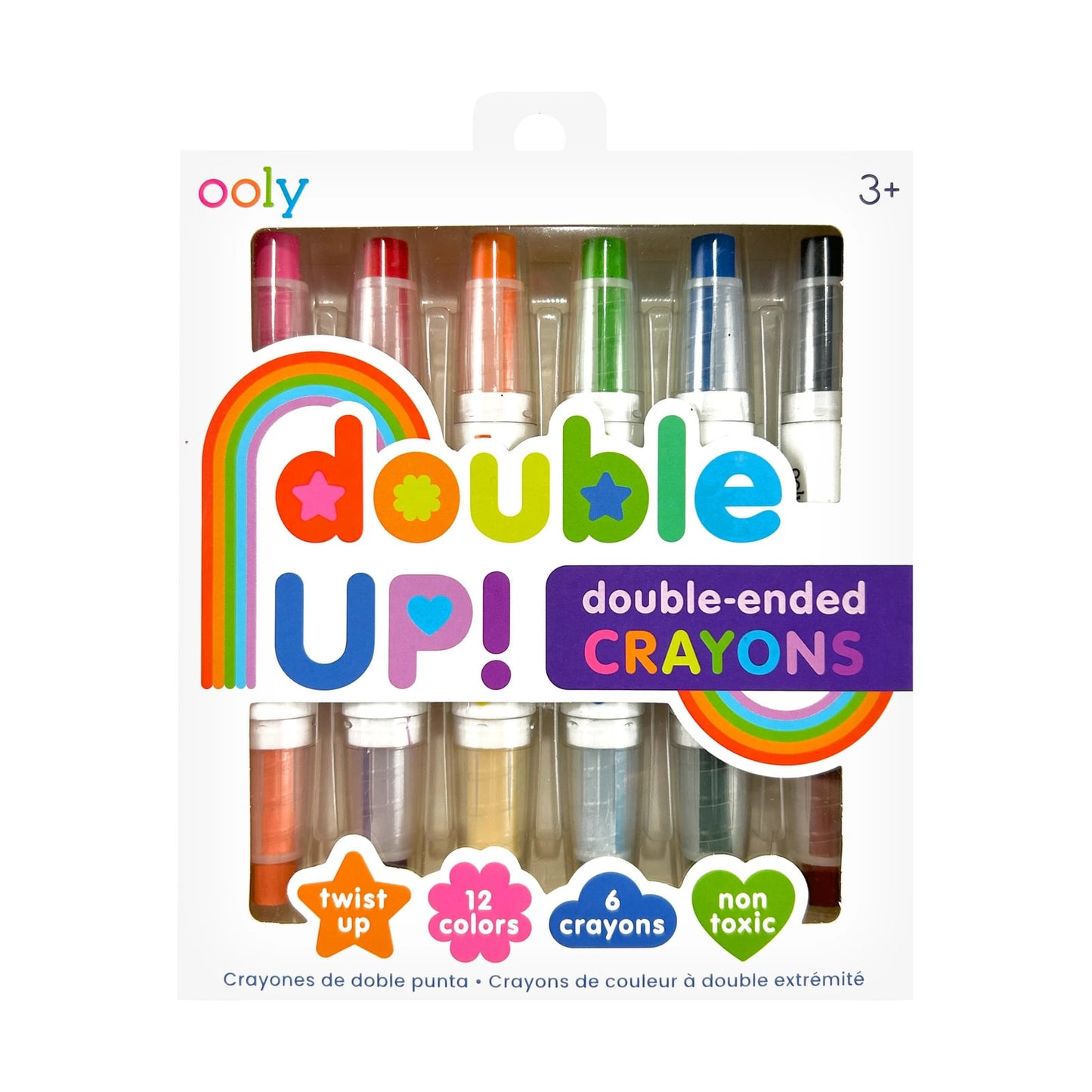 Double Up! Double Ended Crayons - Set of 6