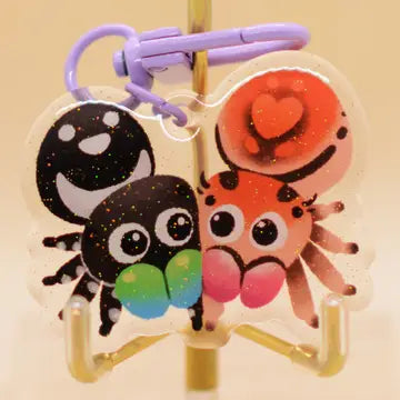 Regal Jumping Spider Keychain
