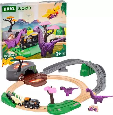 Dinosaur Adventure Train Set