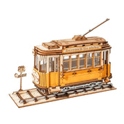 3D Wooden Puzzle: Tramcar