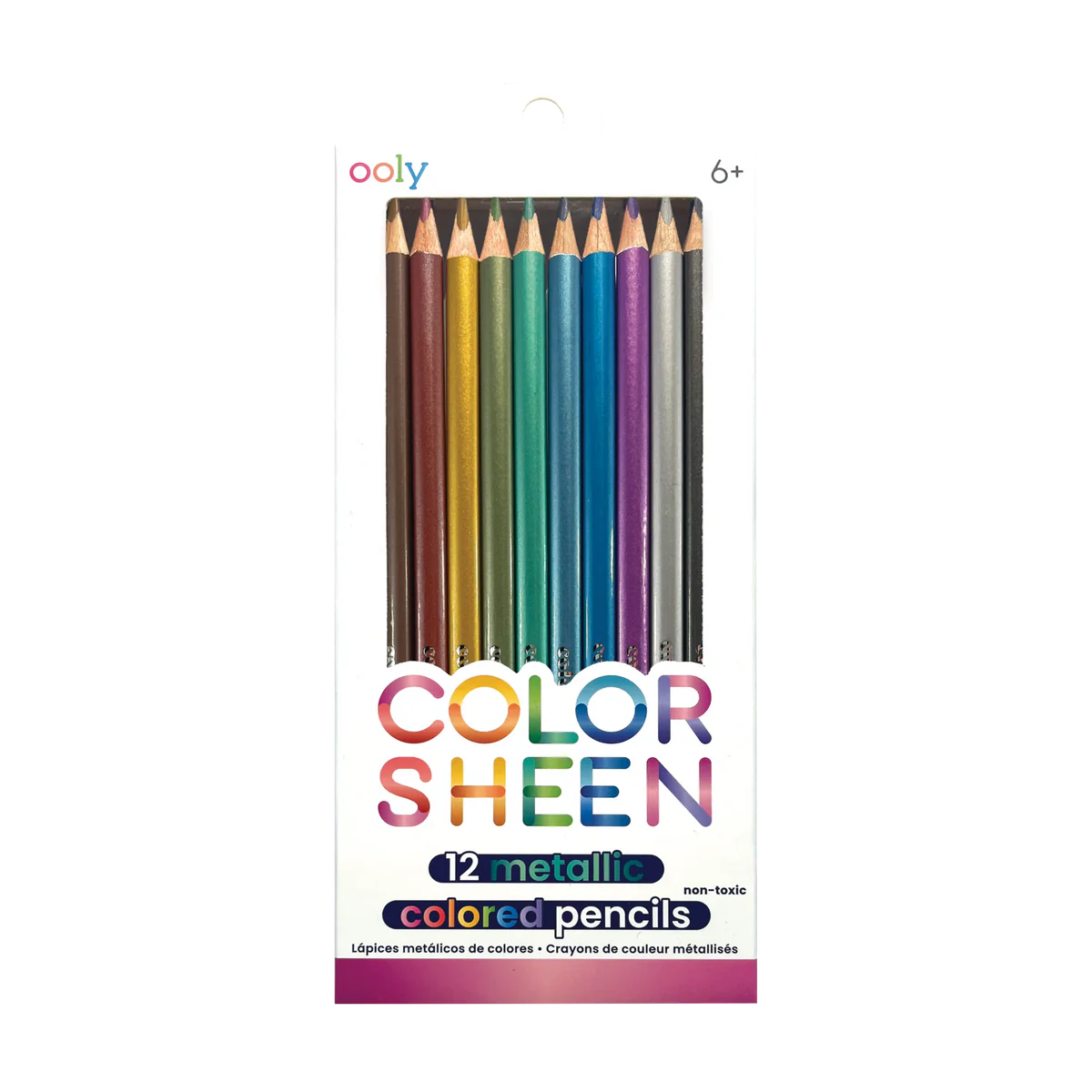 Color Sheen Metallic Colored Pencils - Set of 12