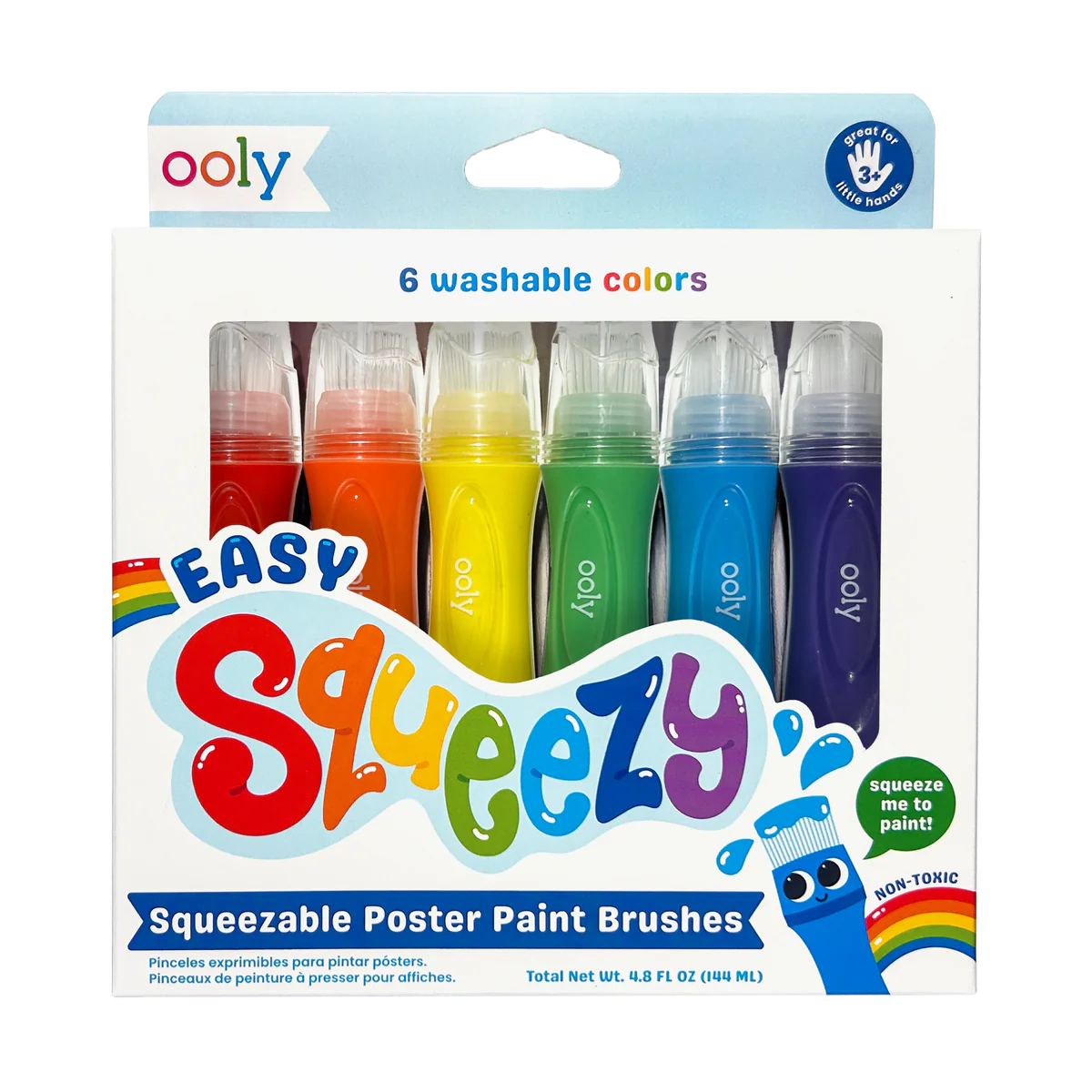 Easy Squeezy - Squeezable Poster Brushes - Set of 6