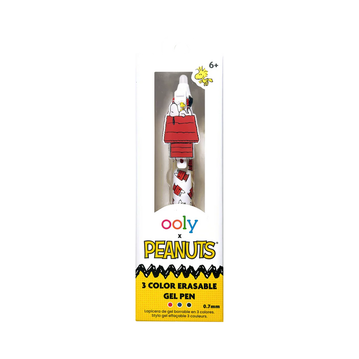 Ooly X Peanuts - Tri-Color Erasable Gel Pen