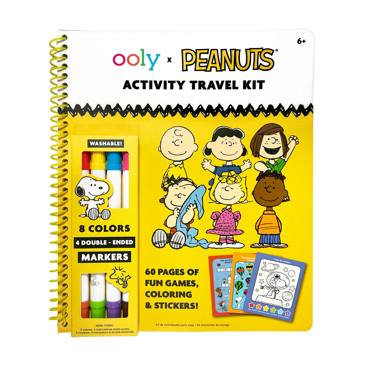 Ooly X Peanuts - Travel Activity Book
