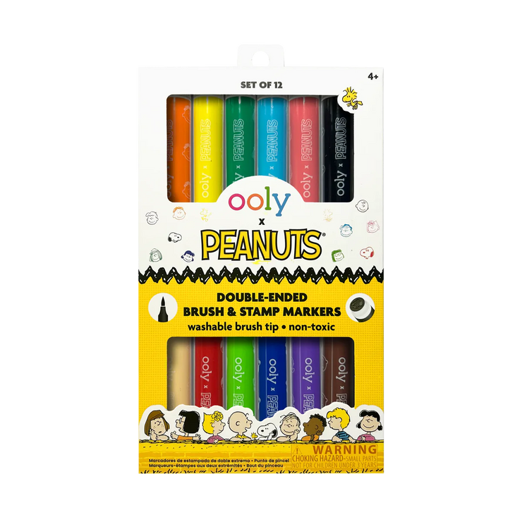 Ooly X Peanuts - Double Ended Brush/Stamp Markers