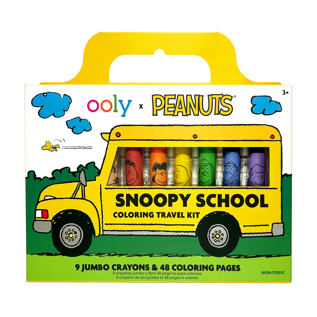 Ooly X Peanuts - Snoopy School Coloring Travel Kit