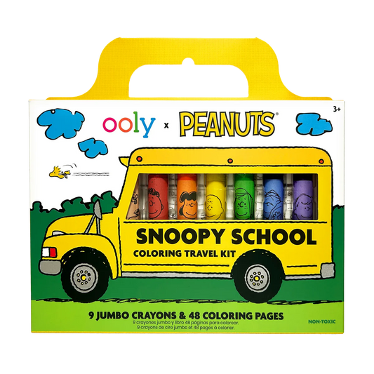 Ooly X Peanuts - Snoopy School Coloring Travel Kit