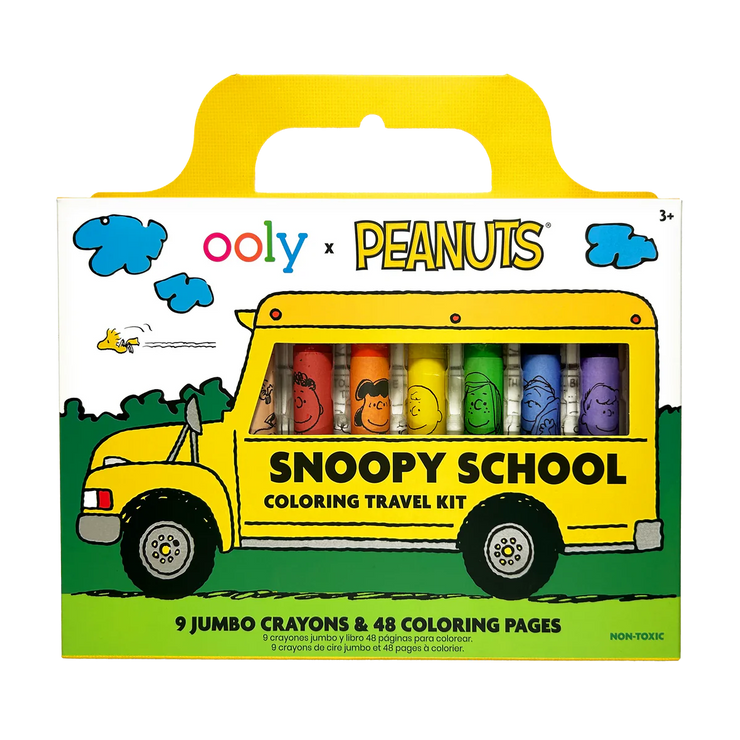 Ooly X Peanuts - Snoopy School Coloring Travel Kit