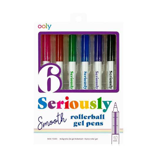 Seriously Smooth Rollerball Gel Pens - 6