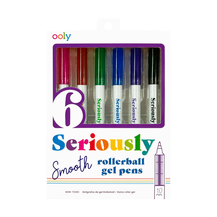 Seriously Smooth Rollerball Gel Pens - 6