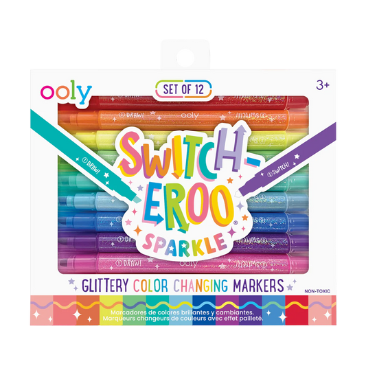 Switch-Eroo Sparkle - Color Changing Glittery Markers