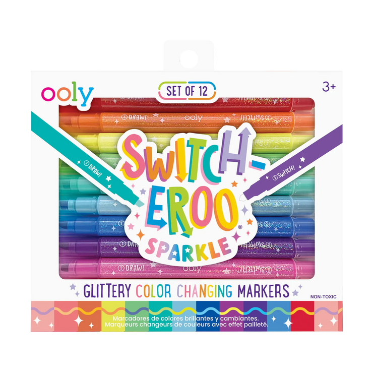 Switch-Eroo Sparkle - Color Changing Glittery Markers
