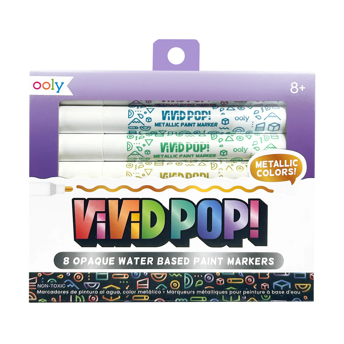 Vivid Pop - Water Based Paint Markers - Metallics