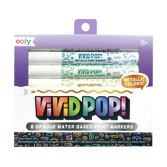 Vivid Pop - Water Based Paint Markers - Metallics