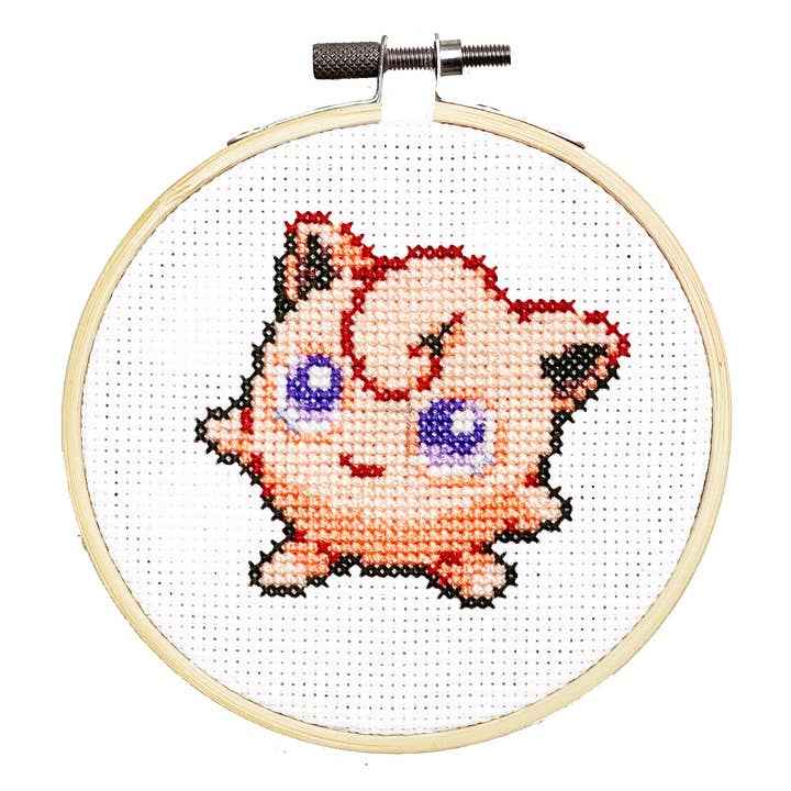 Jigglypuff - DIY Cross Stitch Kit