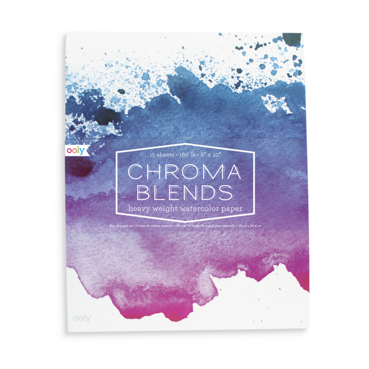 Chroma Blends Watercolor Pad -  8" x 10"
