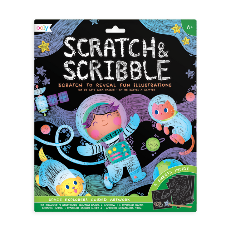 Space Explorer - Scratch and Scribble
