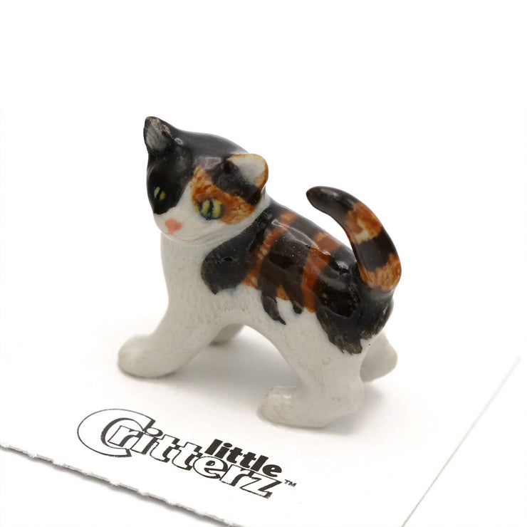 Holly Calico Kitten Porcelain Miniature