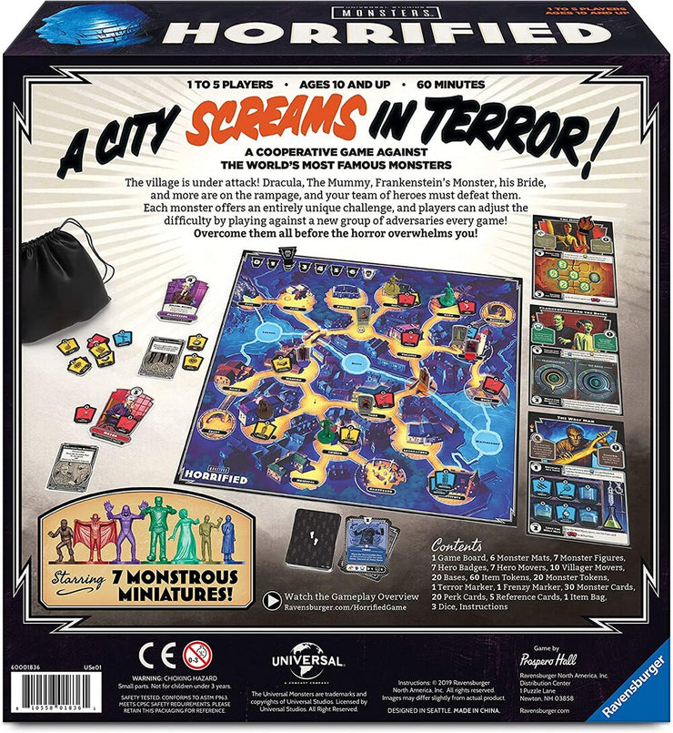 Horrified: Universal Monsters Board Game