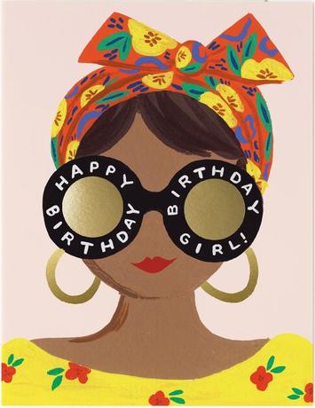 Birthday Girl - Greeting Card