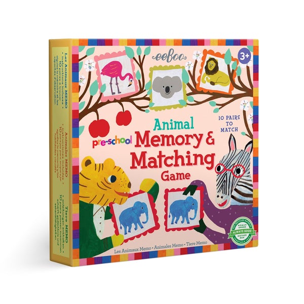 Pre-School Animal Memory Match