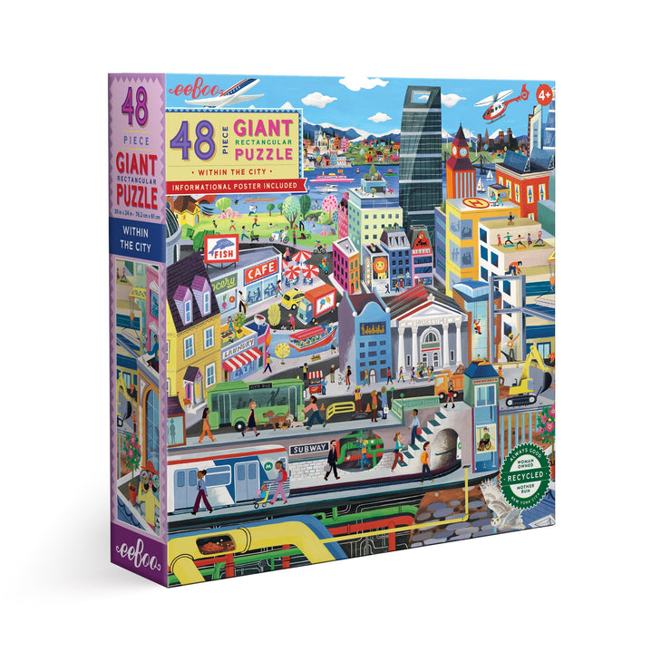 Within the City - 48 Pc Giant Puzzle