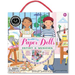 Thoughtful Girls Paper Dolls - Artist & Musician