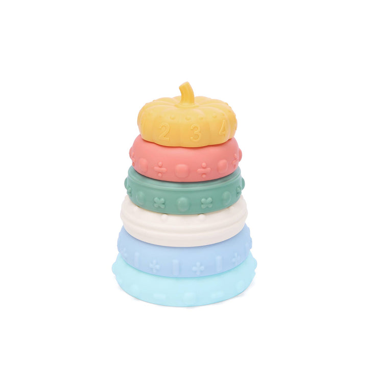 Pumpkin Silicone Baby Stacking Toy