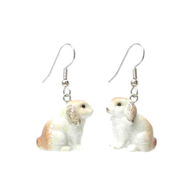 Lop-Earred Rabbit Earrings