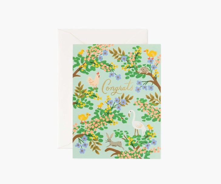 Forest Congrats - Greeting Card