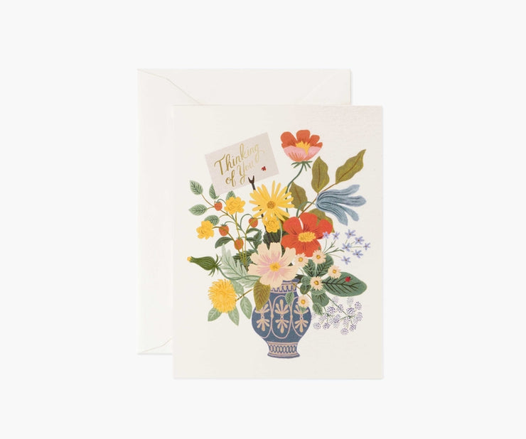 Thinking of You Bouquet - Greeting Card