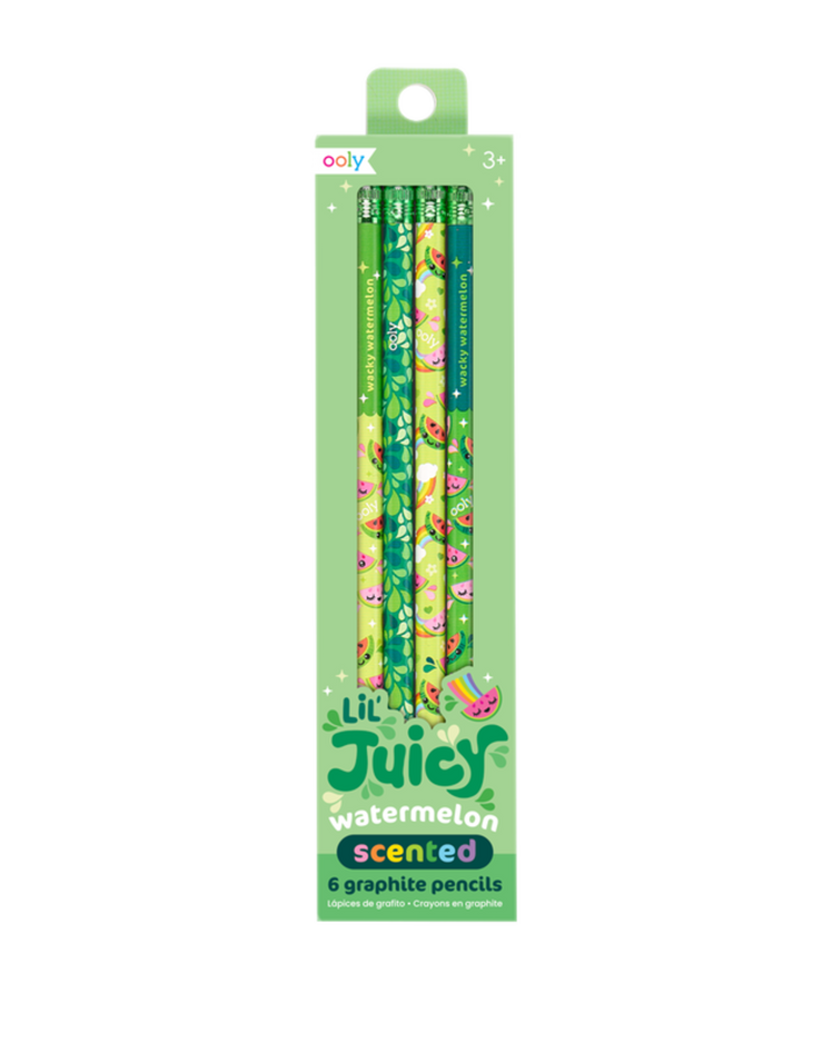 Lil Juicy Scented (Watermelon) Graphite Pencils - Set of 6