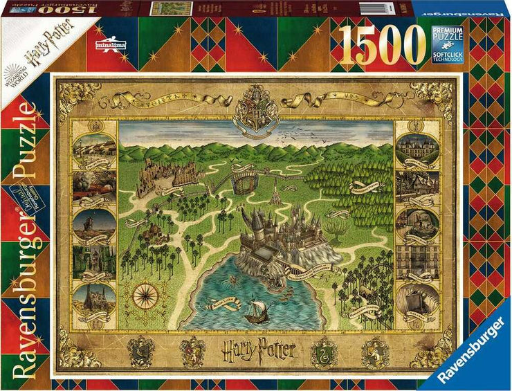 Hogwarts Map - 1500 Pc