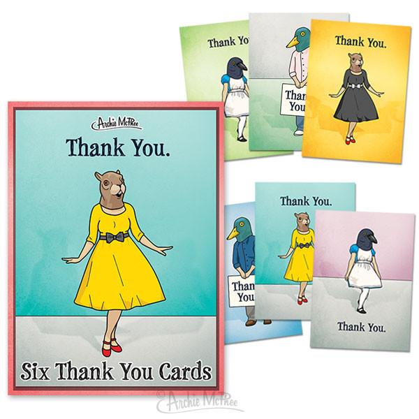 Peculiar Friends Boxed Card Set - Thank You